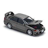 Pop Race 1/64 Mitsubishi Lancer Evolution IV Dark Grey
