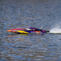 Pro Boat PRB-1992T1 Sonicwake 24inch Self-Righting Brushless Deep-V Boat RTR Red