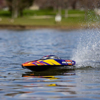 Pro Boat PRB-1992T1 Sonicwake 24inch Self-Righting Brushless Deep-V Boat RTR Red