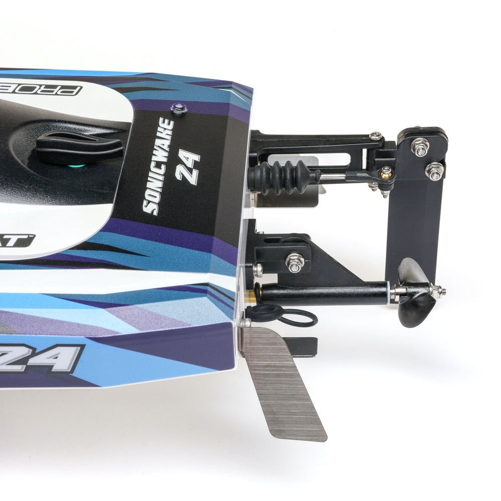 Pro Boat PRB-1992T2 Sonicwake 24inch Self-Righting Brushless Deep-V Boat RTR Blue