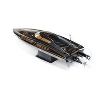 Pro Boat Heatwave Recoil 2 V2 26in Self Righting Brushless Black Gold RC Boat PRB08041V2T1