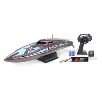 Pro Boat Shreddy Recoil 2 V2 26in Self Righting Brushless Gray Teal Shreddy RC Boat PRB08041V2T2