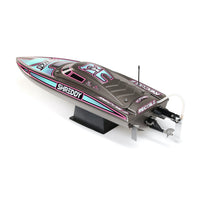 Pro Boat Shreddy Recoil 2 V2 26in Self Righting Brushless Gray Teal Shreddy RC Boat PRB08041V2T2