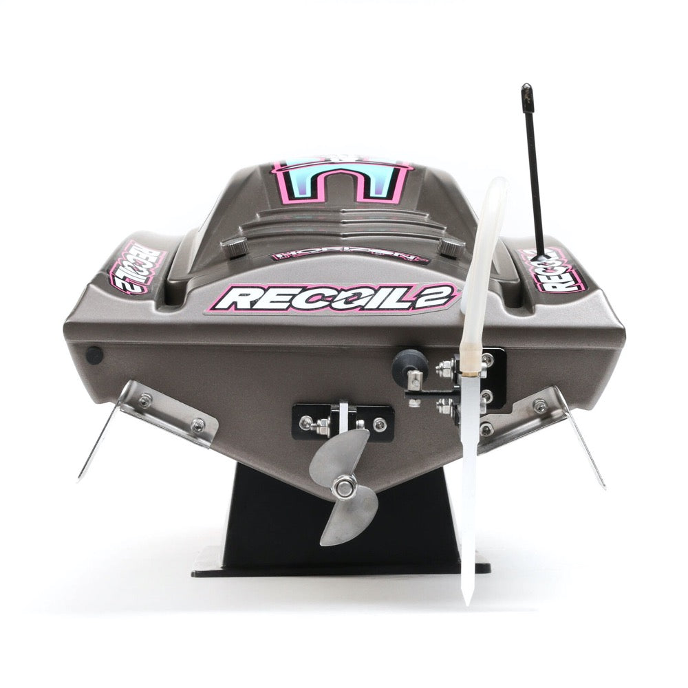 Pro Boat Shreddy Recoil 2 V2 26in Self Righting Brushless Gray Teal Shreddy RC Boat PRB08041V2T2