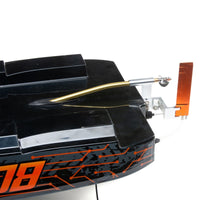 Pro Boat Blackjack 42 inch 8S Brushless RC Catamaran (Black/Orange) PRB08043T1