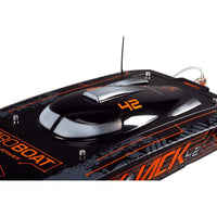 Pro Boat Blackjack 42 inch 8S Brushless RC Catamaran (Black/Orange) PRB08043T1