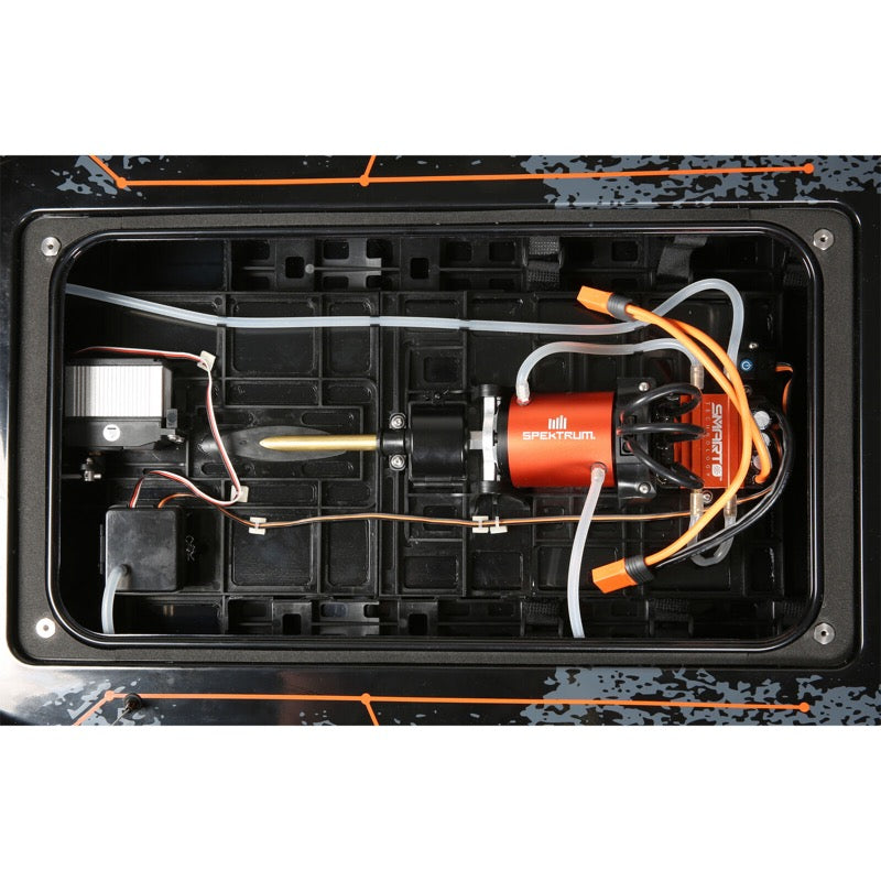 Pro Boat Blackjack 42 inch 8S Brushless RC Catamaran (Black/Orange) PRB08043T1