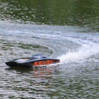 Pro Boat Blackjack 42 inch 8S Brushless RC Catamaran (Black/Orange) PRB08043T1