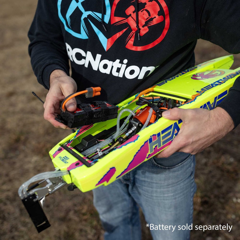 Pro Boat Blackjack 24in V2 Brushless Catamaran Heatwave PRB08049T1