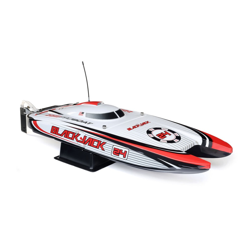 Pro Boat Blackjack 24in V2 Brushless Catamaran Vegas Offshore PRB08049T2