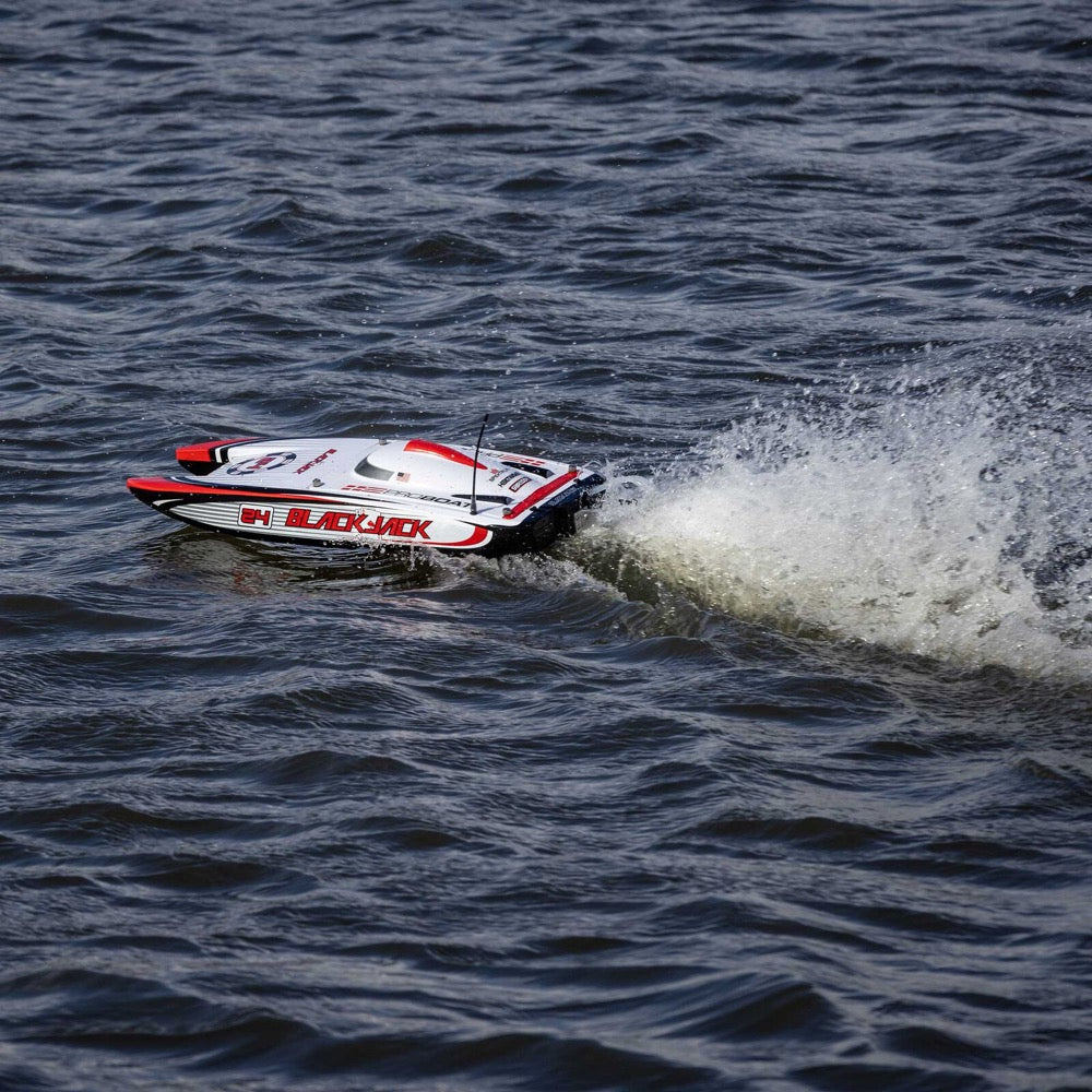 Pro Boat Blackjack 24in V2 Brushless Catamaran Vegas Offshore PRB08049T2