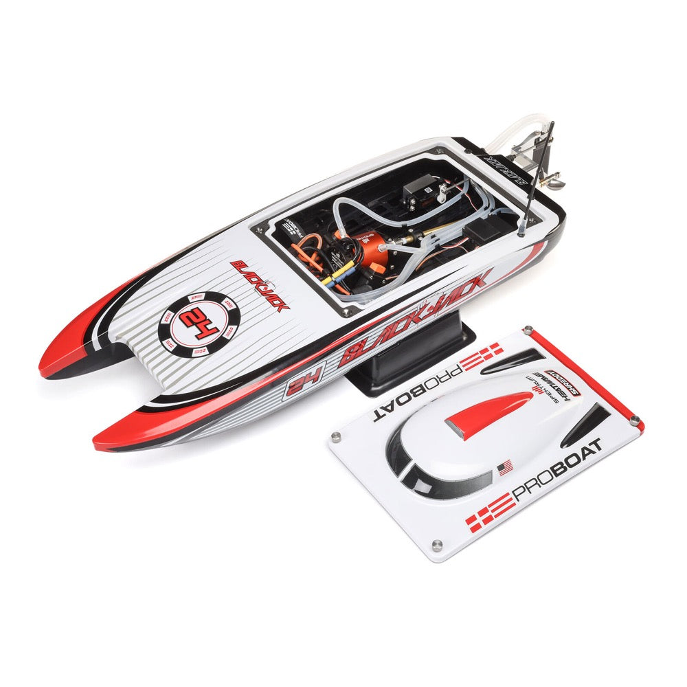 Pro Boat Blackjack 24in V2 Brushless Catamaran Vegas Offshore PRB08049T2