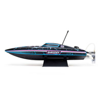 Pro Boat Recoil 2 18 inch Self-Righting Brushless Deep-V RC Boat Shreddy Black PRB08053T1