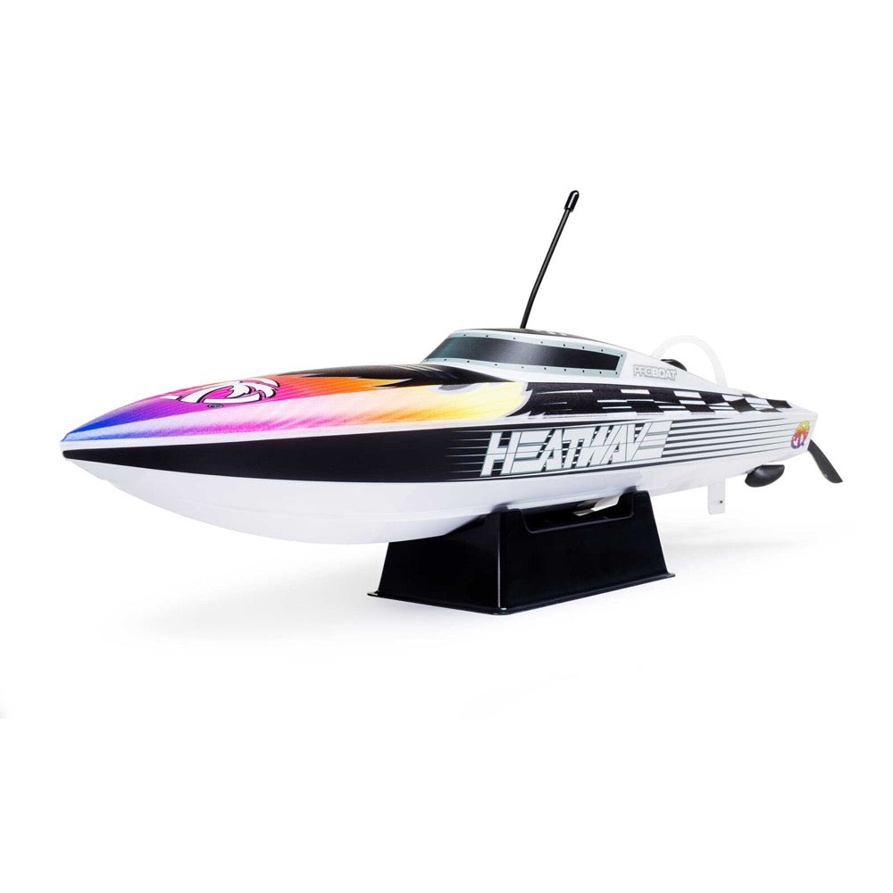 Pro Boat Recoil 2 18 inch Self-Righting Brushless Deep-V RC Boat Heatwave White PRB08053T2