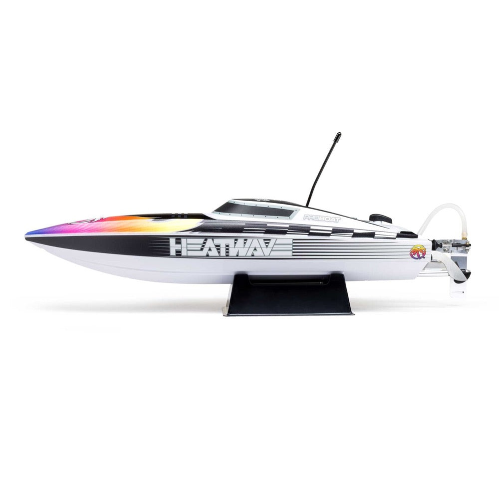 Pro Boat Recoil 2 18 inch Self-Righting Brushless Deep-V RC Boat Heatwave White PRB08053T2