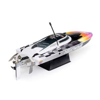 Pro Boat Recoil 2 18 inch Self-Righting Brushless Deep-V RC Boat Heatwave White PRB08053T2