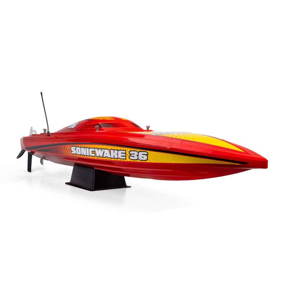 ProBoat Sonicwake 36 V3 Self Righting Deep-V RC Boat RTR (Red)