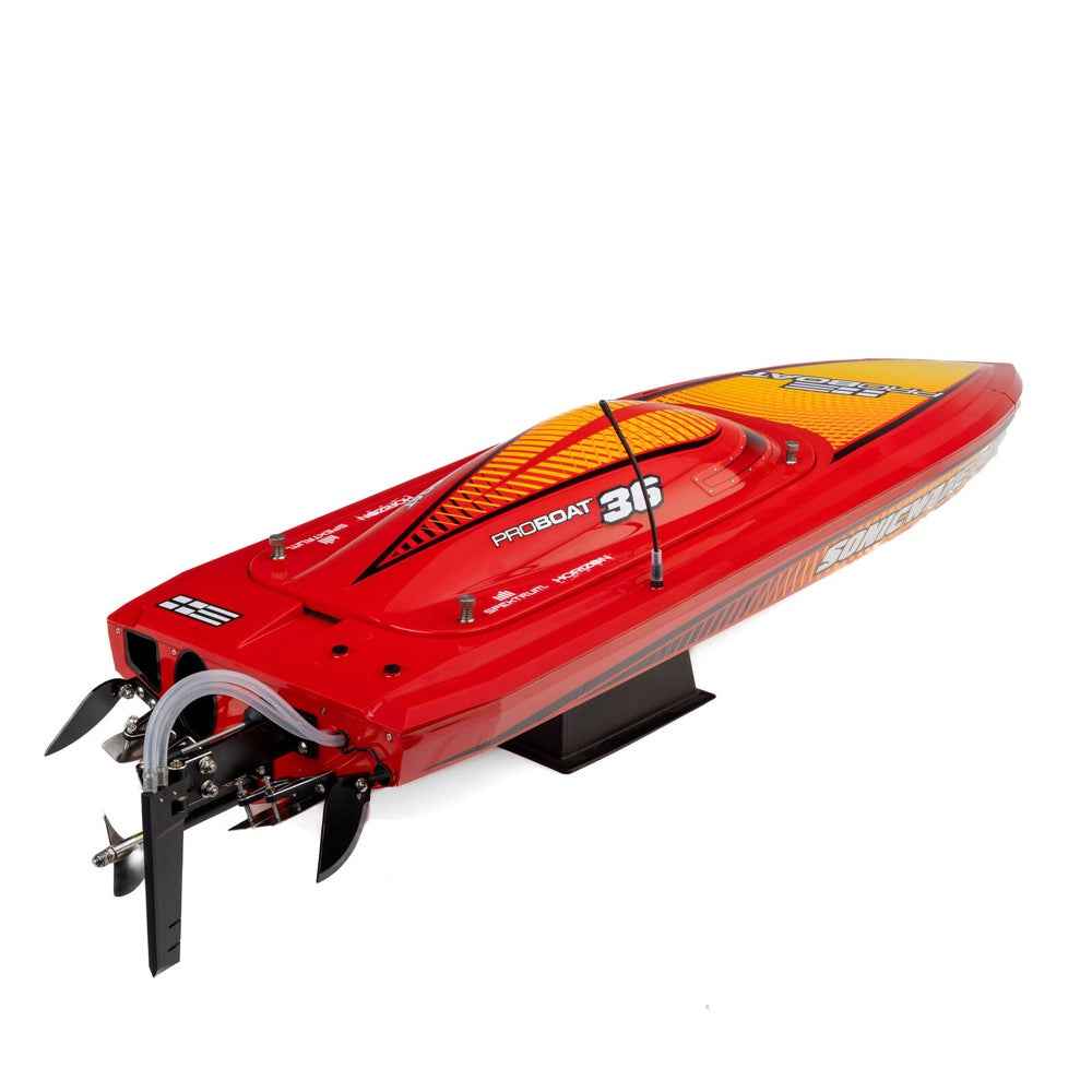 ProBoat Sonicwake 36 V3 Self Righting Deep-V RC Boat RTR (Red)