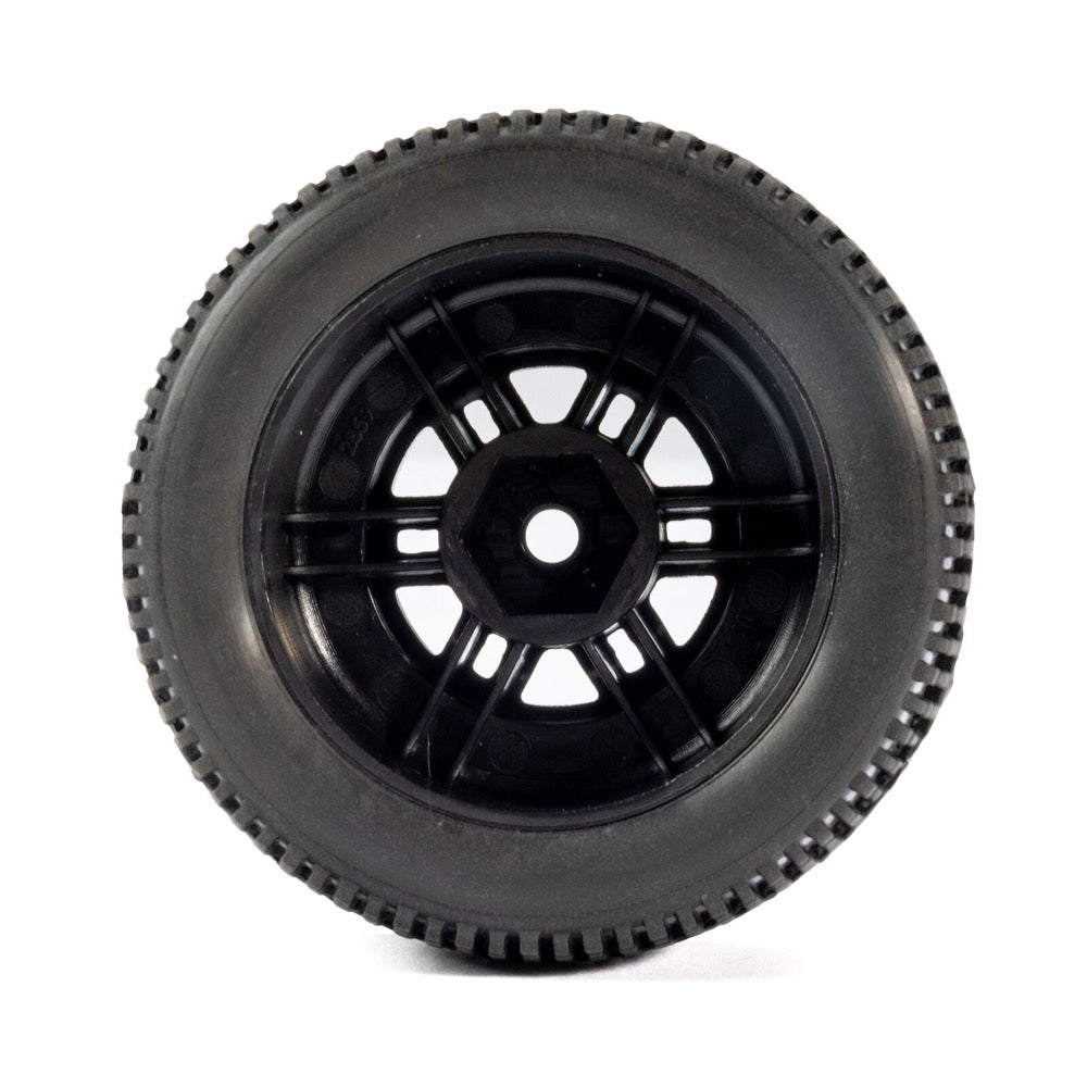 Pro-Line King-Pin Tyres Mounted on Black Split Six Wheels 4pcs Arrma Mojave Grom