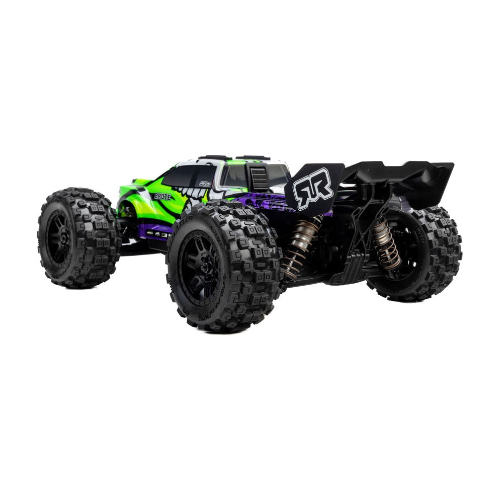 Pro-Line Badlands F/R Tyres Mounted on Black Split Six Wheels 2pcs Arrma Mini Kraton