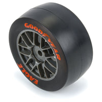 Proline Goodyear Eagle Mounted Super Soft Tyre Set F/R, Gray, Losi NASCAR