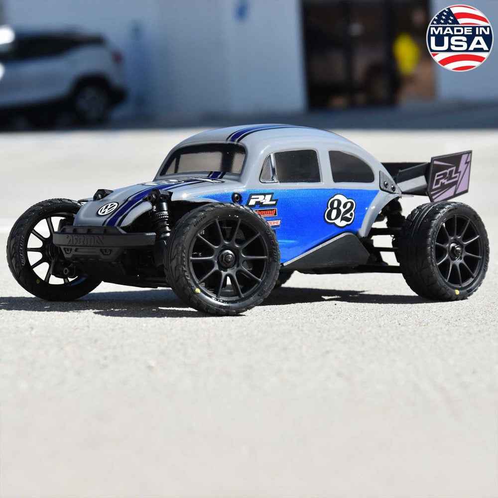 Proline 1032010 Vector Tyre Set Mounted on Black Mach 10 Wheels Arrma Typhon Grom