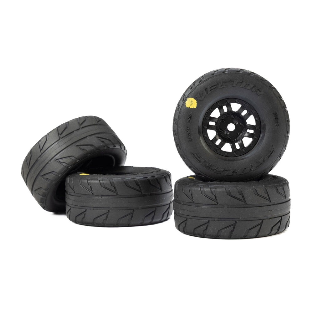Pro-Line Vector Tyres Mounted on Black Split Six Wheels 4pcs Arrma Mojave Grom
