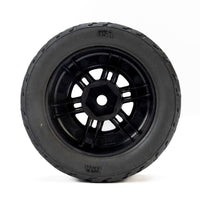 Pro-Line Vector Tyres Mounted on Black Split Six Wheels 4pcs Arrma Mojave Grom