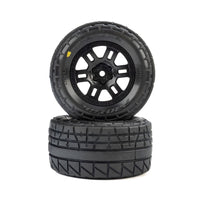 Proline 1034510 Menace Tyre Mounted on Split Six Wheel Mini Kraton