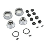 Proline 281106 Limited Edition Raid Bead-Loc F/R 2.2/3.0 Short Course Wheels with 12 & 14mm Hexes 2pcs Black/Grey