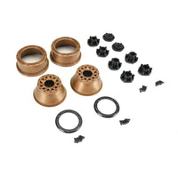 Proline 281107 Limited Edition Raid Bead-Loc F/R 2.2/3.0 Short Course Wheels with 12 & 14mm Hexes 2pcs Black/Bronze
