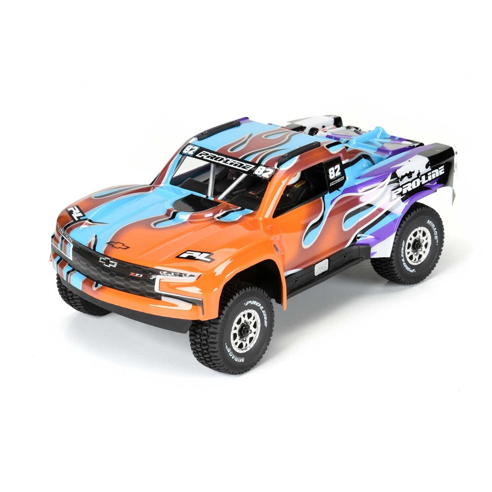 Proline 367522 Limited Edition Painted 2019 Chevy Silverado Body Fire and Ice Arrma Mojave Grom