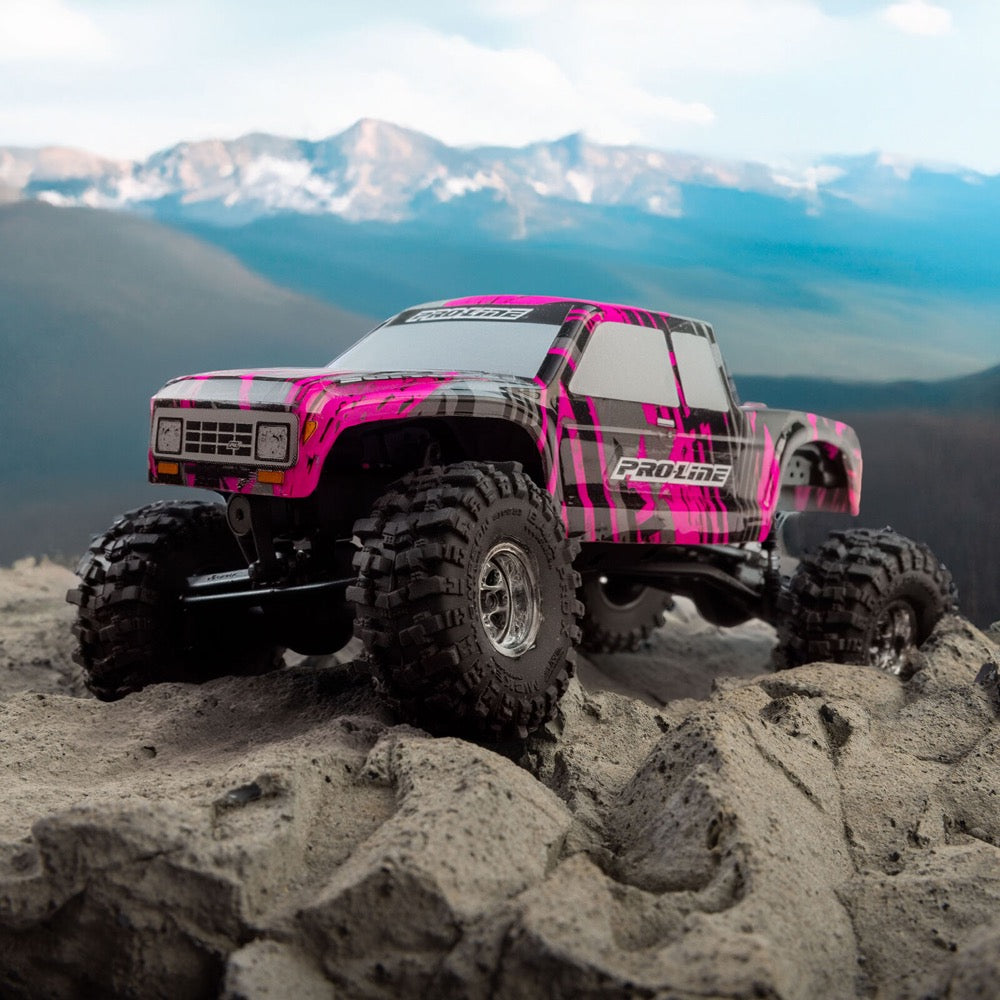Pro-Line Limited Edition Painted Coyote Pink Fury Body Axial SCX30