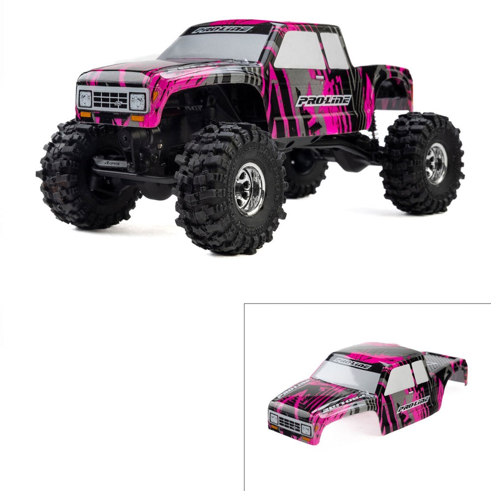 Pro-Line Limited Edition Painted Coyote Pink Fury Body Axial SCX30