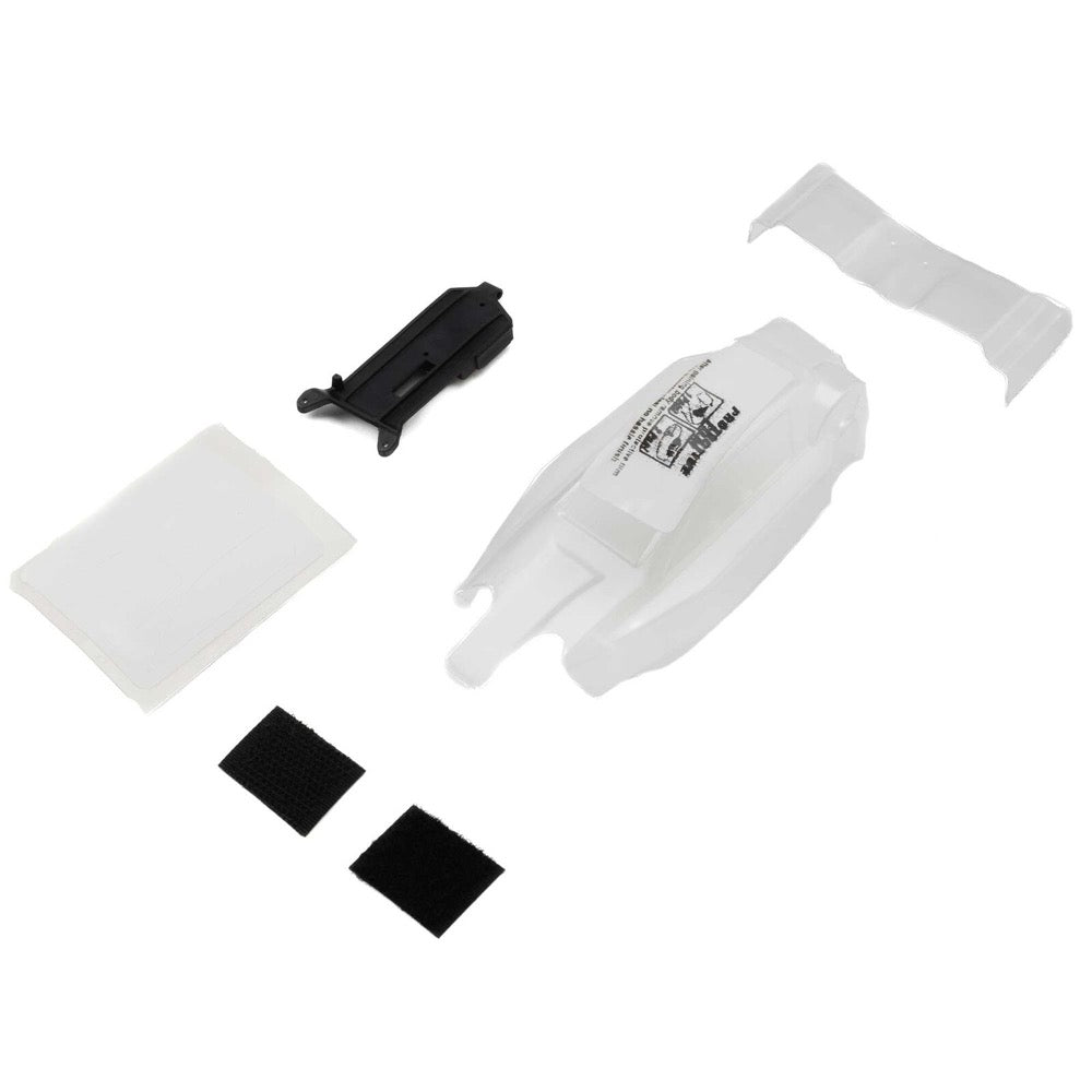 Pro-Line Pre-Cut Crowd Pleazer Clear Body with ESC Relocator Losi Micro-B