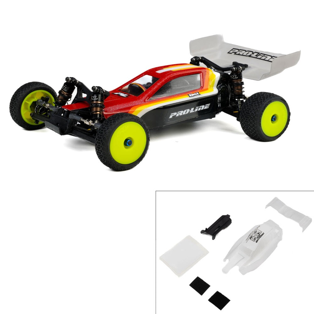 Pro-Line Pre-Cut Crowd Pleazer Clear Body with ESC Relocator Losi Micro-B