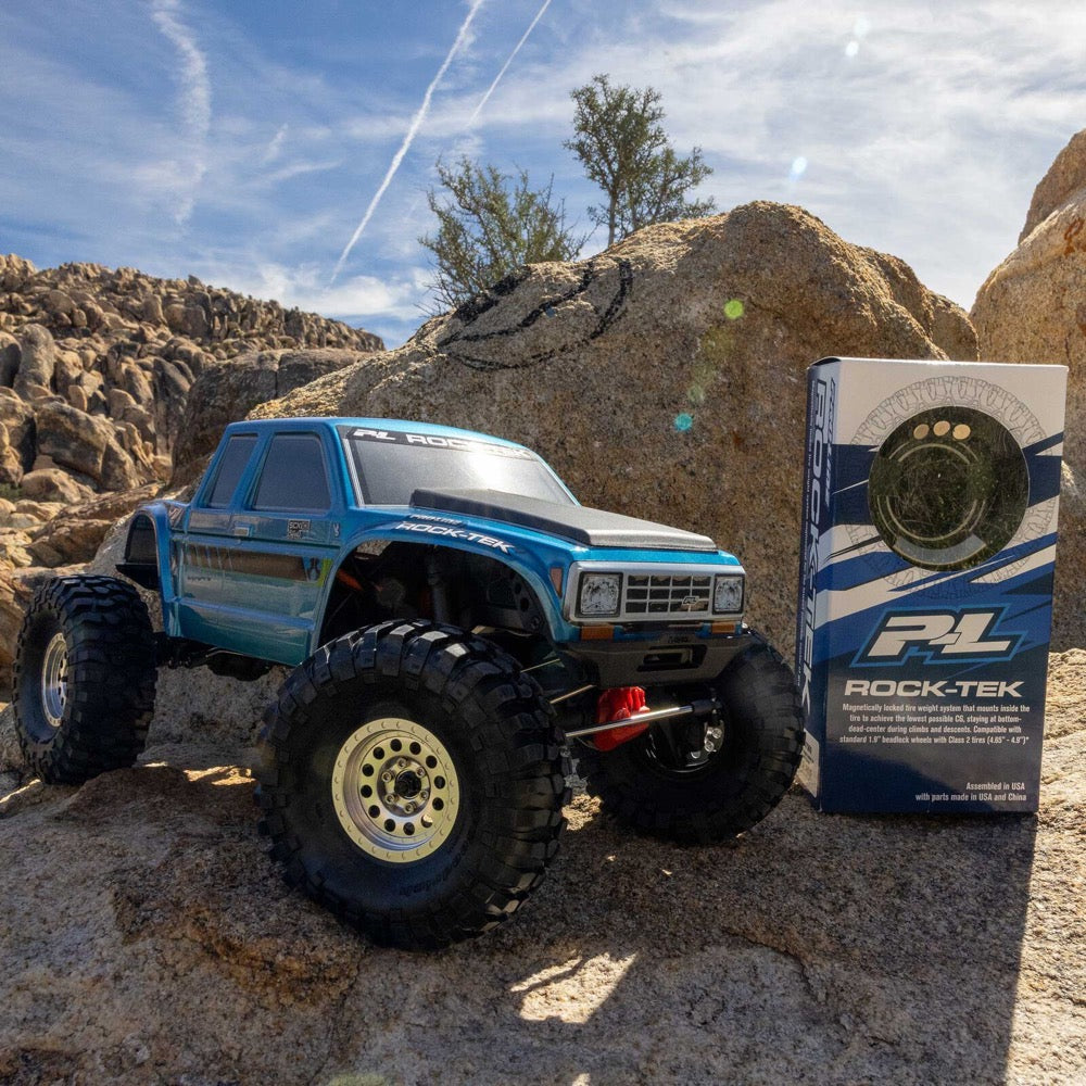 Proline PRO647900 Rock-Tek Tire Weight System: 1.9in Crawler Wheels (2)