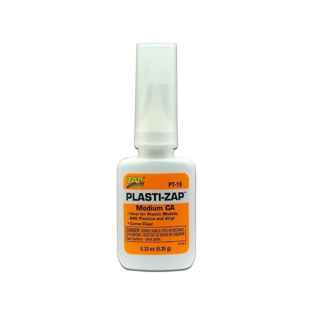 Zap-A-Gap Plasti-Zap Medium Cyanoacrylate 1/3oz/9.35g
