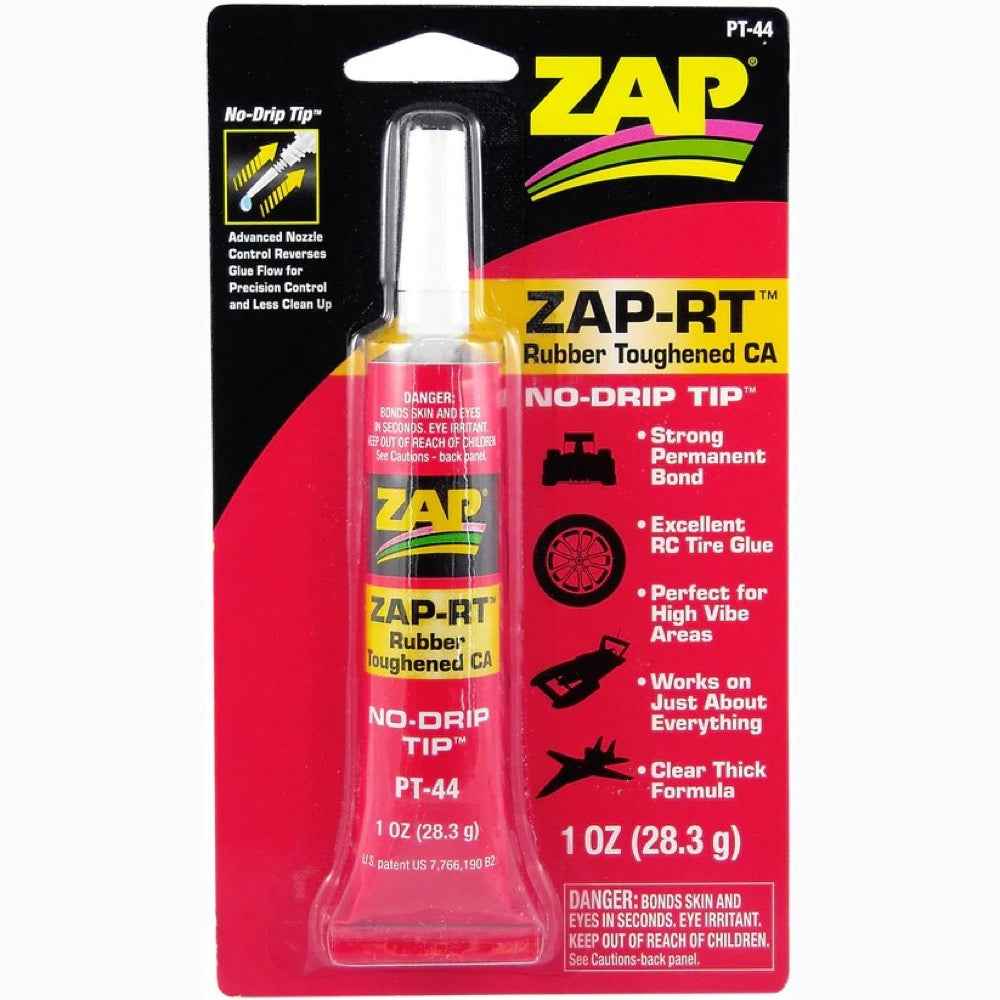 Zap PT44-A-Gap 1oz Rubber Toughened CA