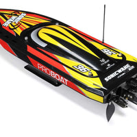 Pro Boat PRB08032V2T1 Sonicwake V2 36inch Self-Righting Brushless Deep-V RTR RC Boat Black