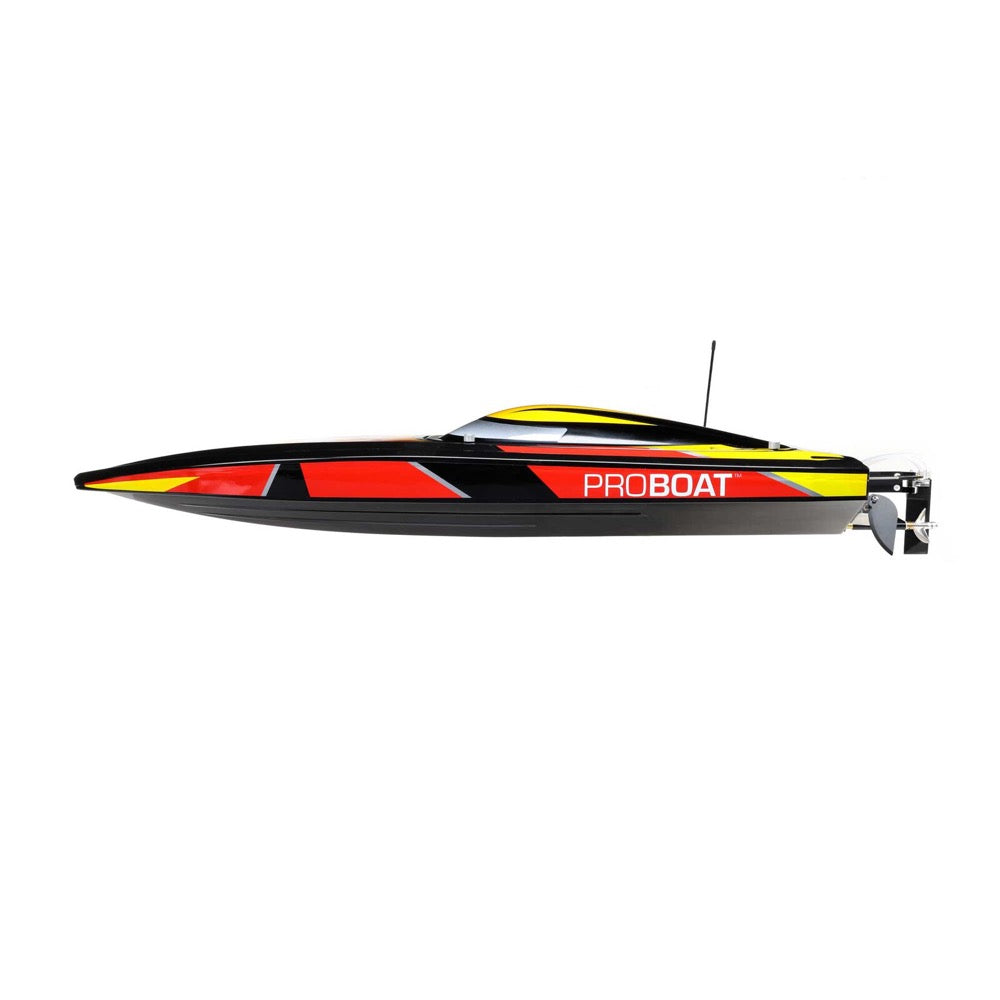 Pro Boat PRB08032V2T1 Sonicwake V2 36inch Self-Righting Brushless Deep-V RTR RC Boat Black