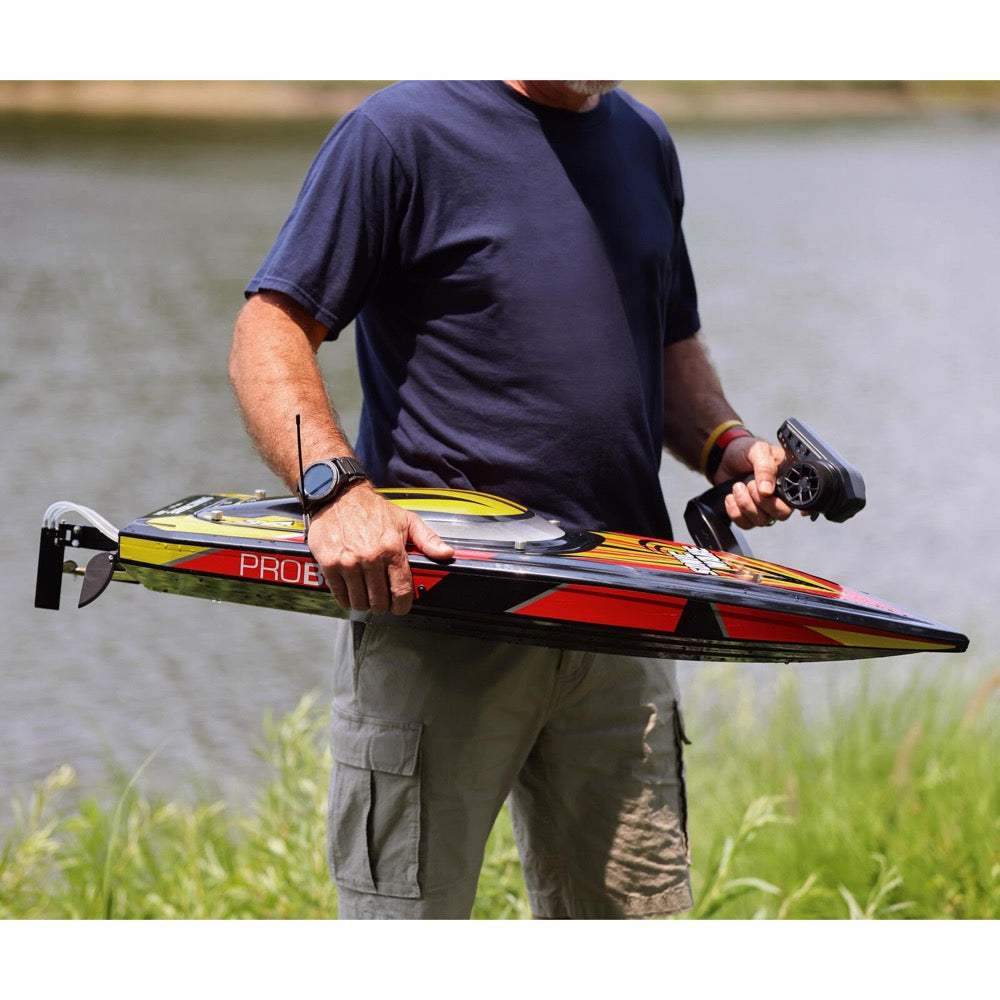 Pro Boat PRB08032V2T1 Sonicwake V2 36inch Self-Righting Brushless Deep-V RTR RC Boat Black