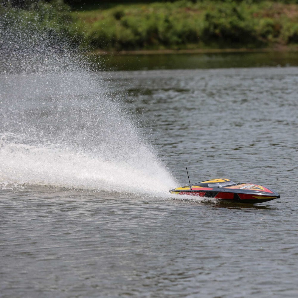 Pro Boat PRB08032V2T1 Sonicwake V2 36inch Self-Righting Brushless Deep-V RTR RC Boat Black
