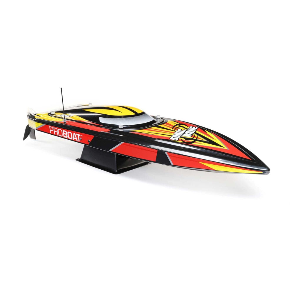 Pro Boat PRB08032V2T1 Sonicwake V2 36inch Self-Righting Brushless Deep-V RTR RC Boat Black