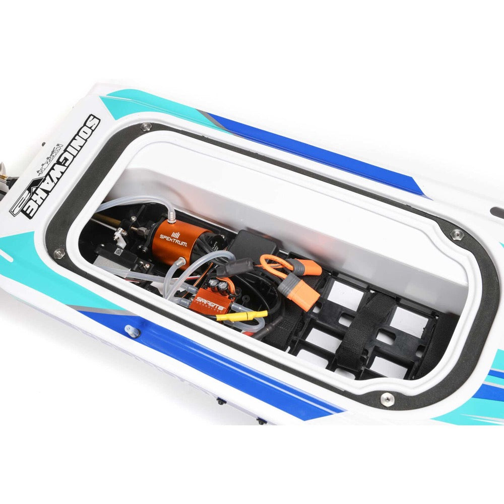 Pro Boat PRB08032V2T2 Sonicwake V2 36inch Self-Righting Brushless Deep-V RTR RC Boat White