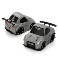 Mini GT QZ00201-BL QubeCarz Nissan GT-R R35 LB WORKS Type 1 Rear Wing ver 1 Matte Grey