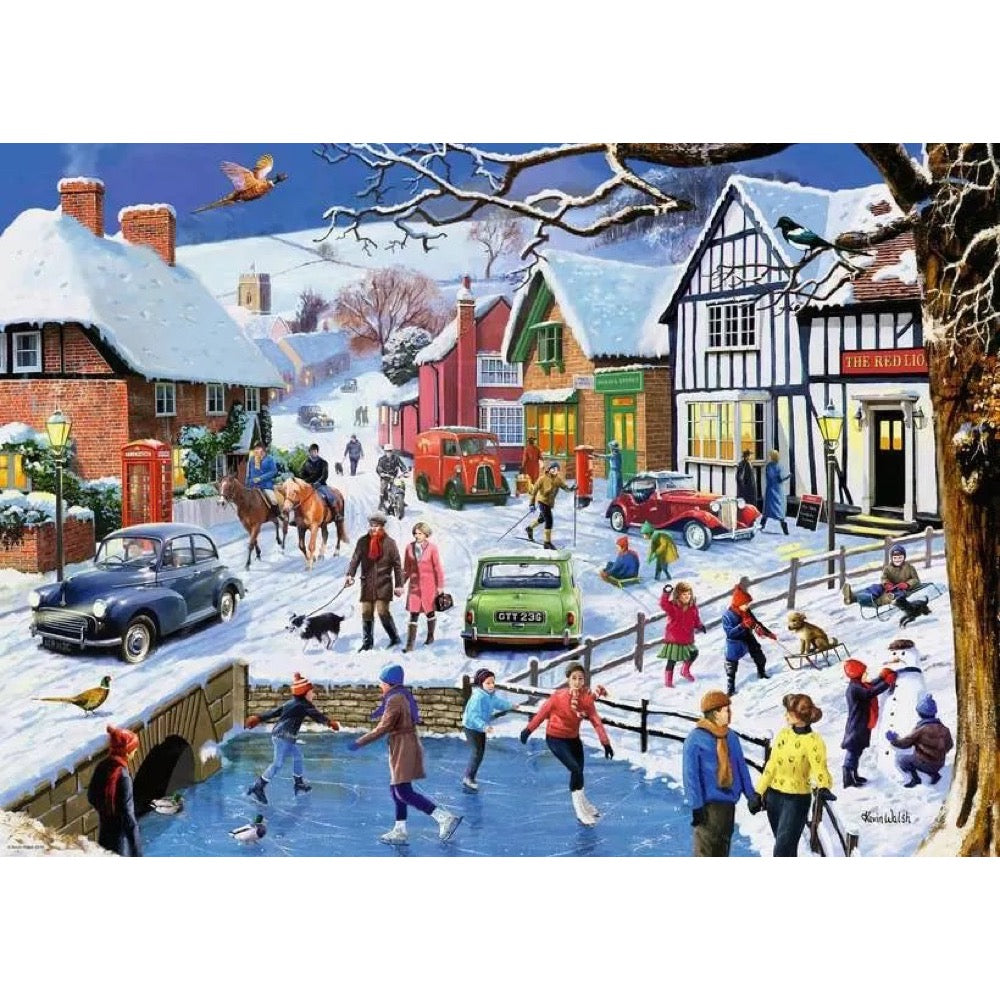 Ravensburger Leisure Days No.3 Winter Village 1000pc Jigsaw Puzzle