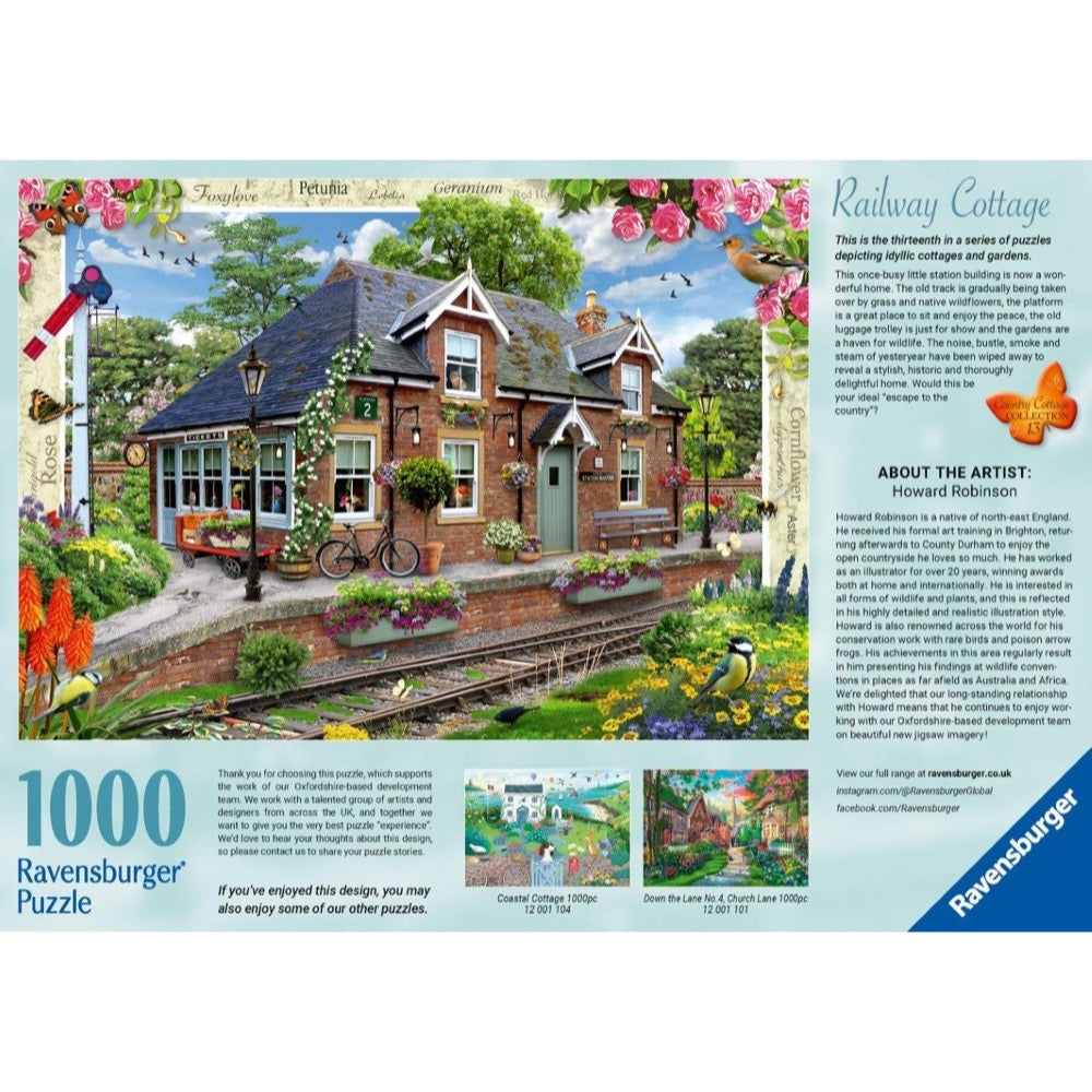 Ravensburger Railway Cottage No.13 1000pc Jigsaw Puzzle