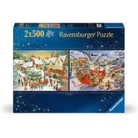 Ravensburger 00040-2 Christmas Collection No 1 2x500pc Jigsaw Puzzle 4005555000402
