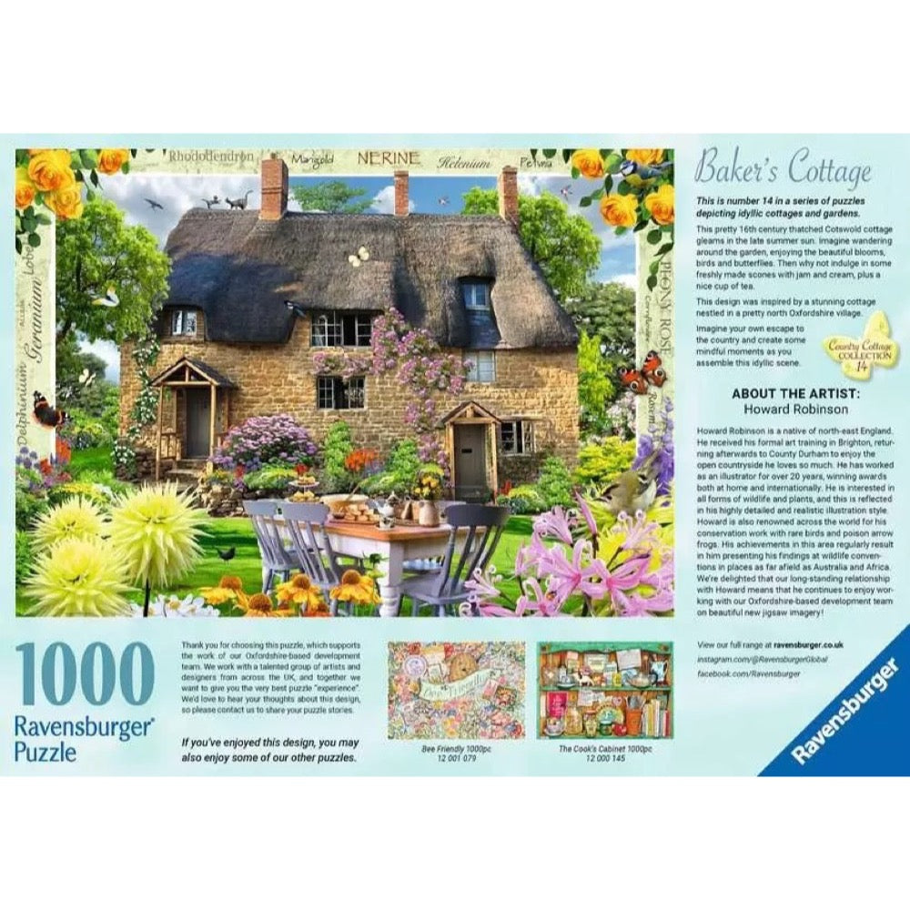 Ravensburger Baker's Cottage 1000pc Jigsaw Puzzle